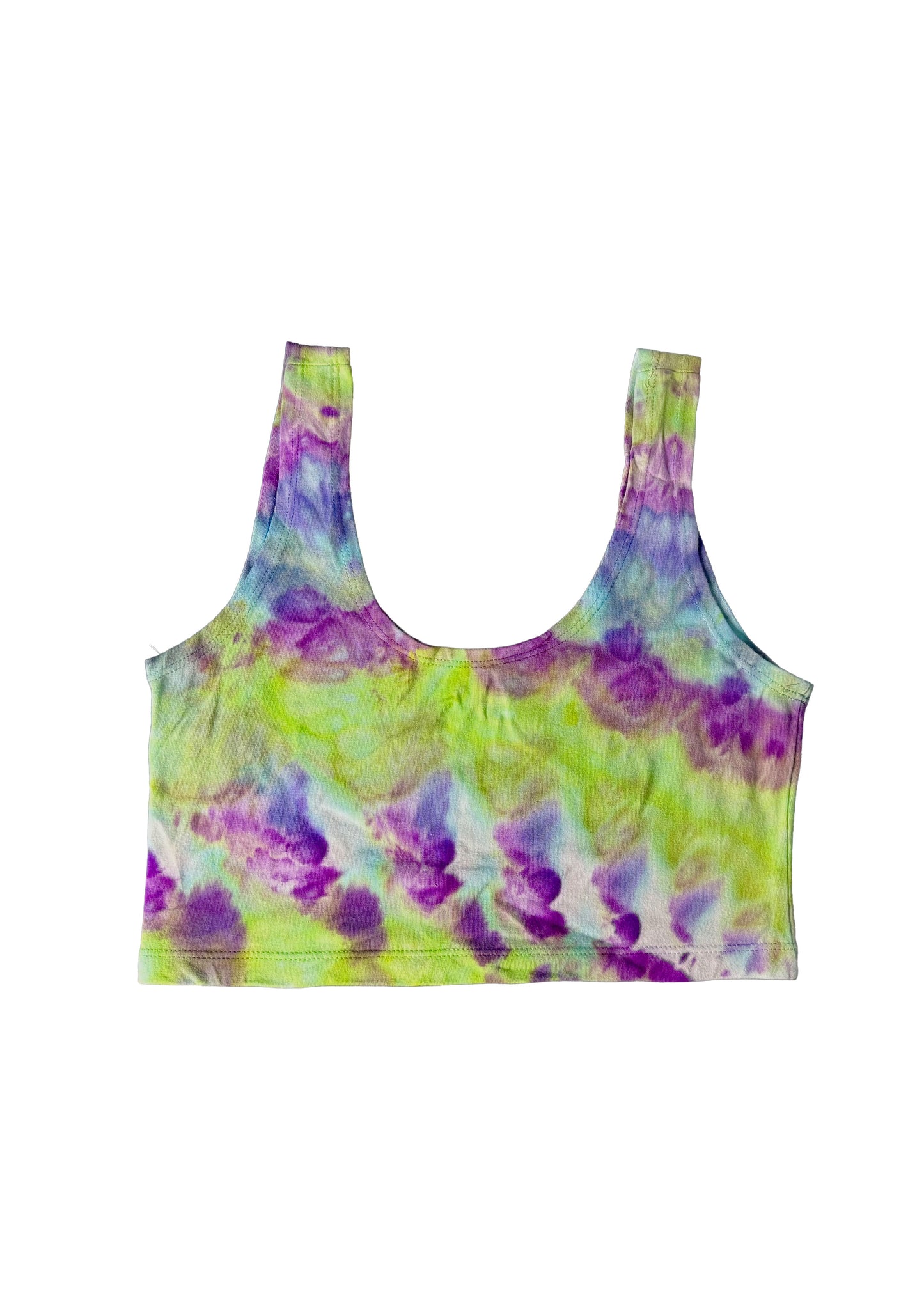 🌈 Tie-Dyed Crop Tank – Hand-Dyed by Soulshine Textiles
