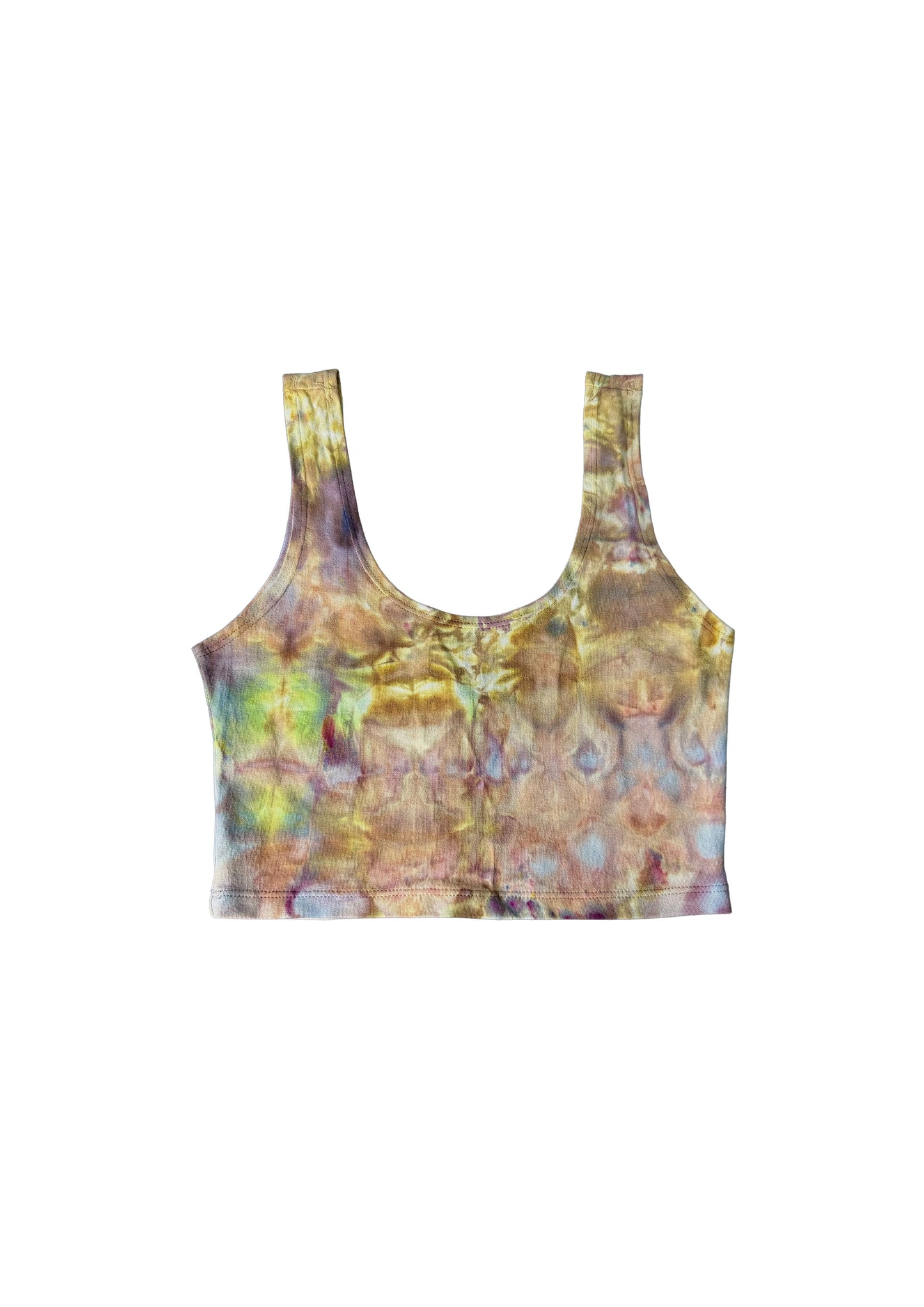 🌈 Tie-Dyed Crop Tank – Hand-Dyed by Soulshine Textiles