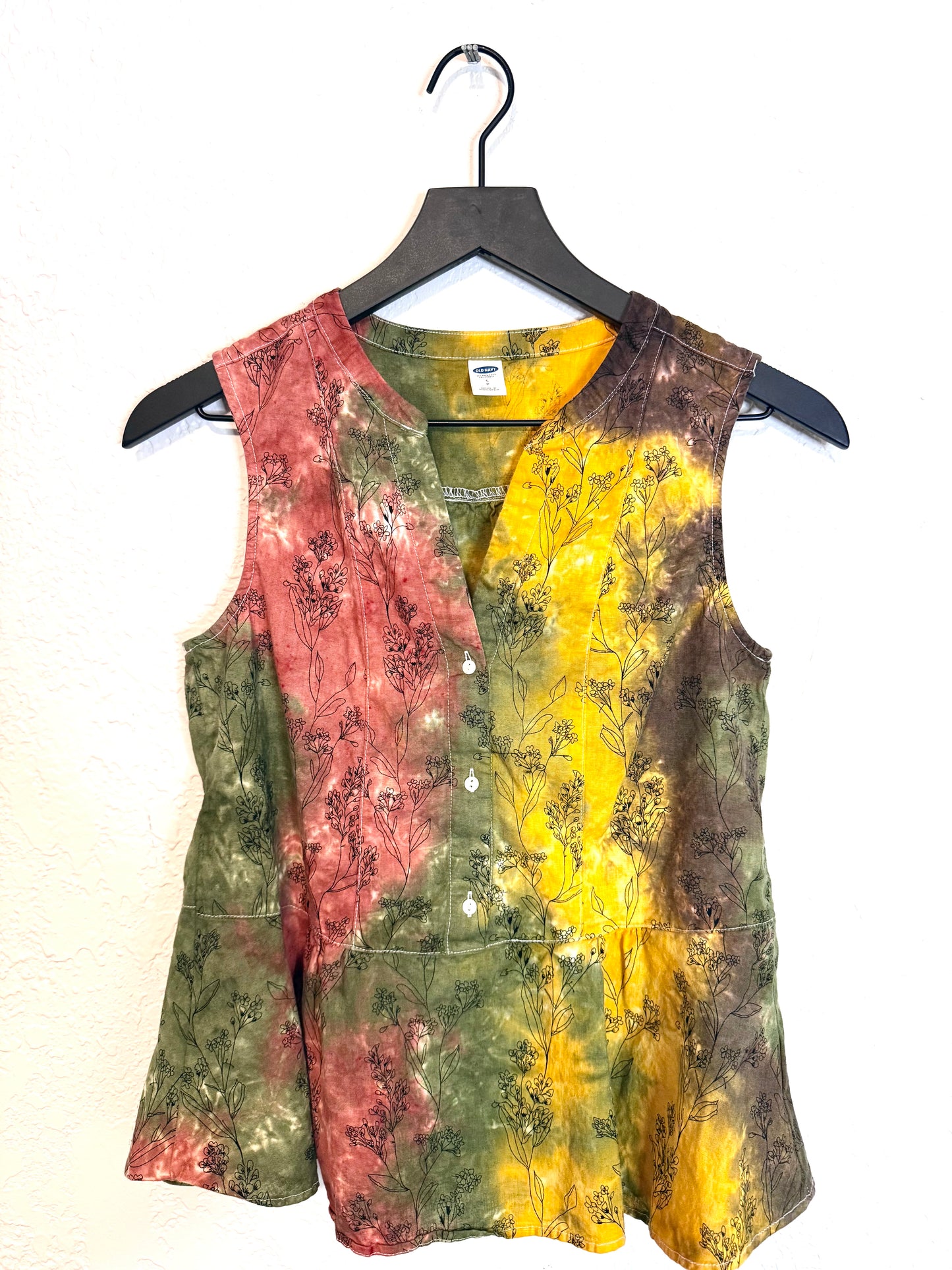 3 Little Birds Tank Hand Dyed Women's tank