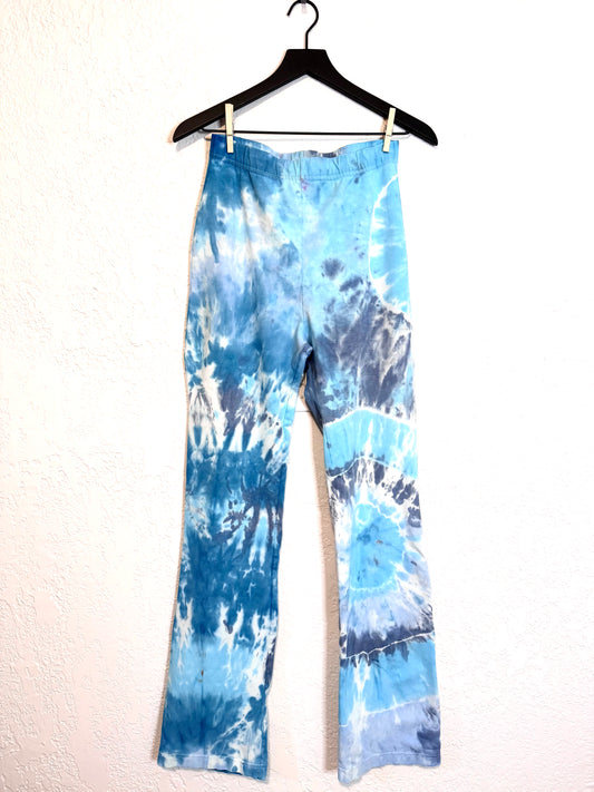 Ice V Leggings Hand Dyed Women's Flared Leggings