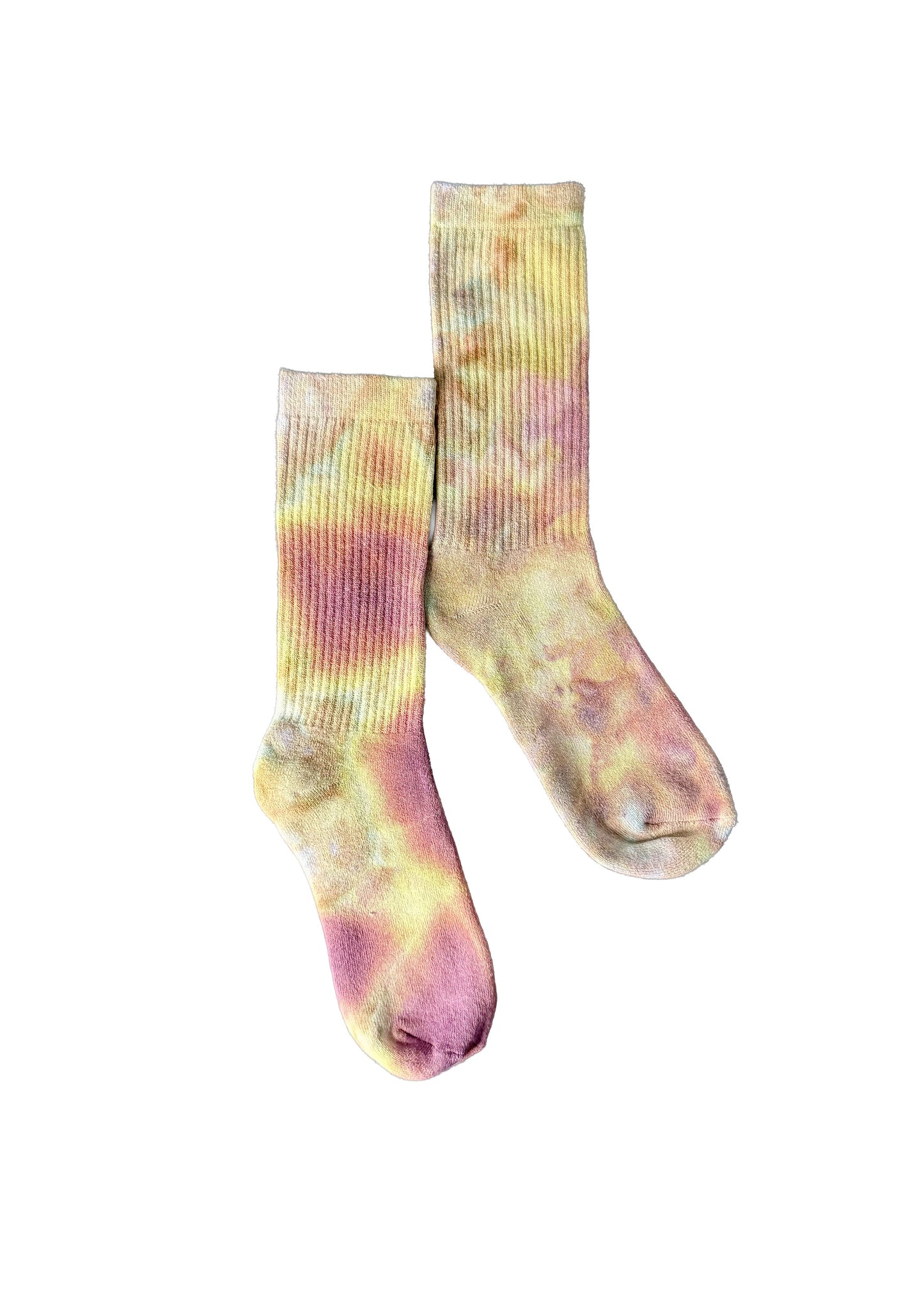 Ice-dyed Crew Socks