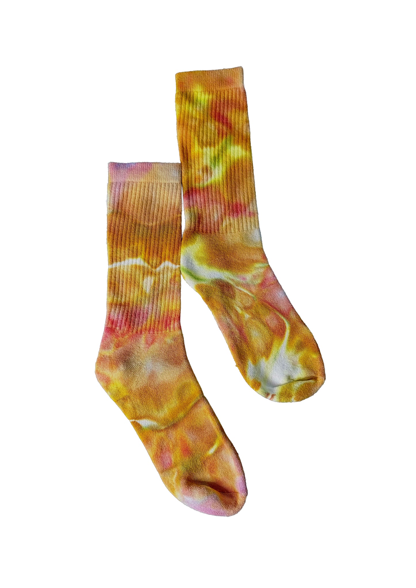Ice-dyed Crew Socks