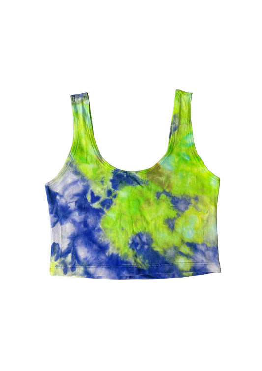 🌈 Tie-Dyed Crop Tank – Hand-Dyed by Soulshine Textiles (Copy)